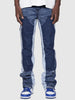 European American Patchwork Flared Denim Pants S-XXL ATHLEXES