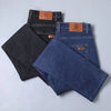 Classic Slim Fit Black Biker Jeans for Men ATHLEXES