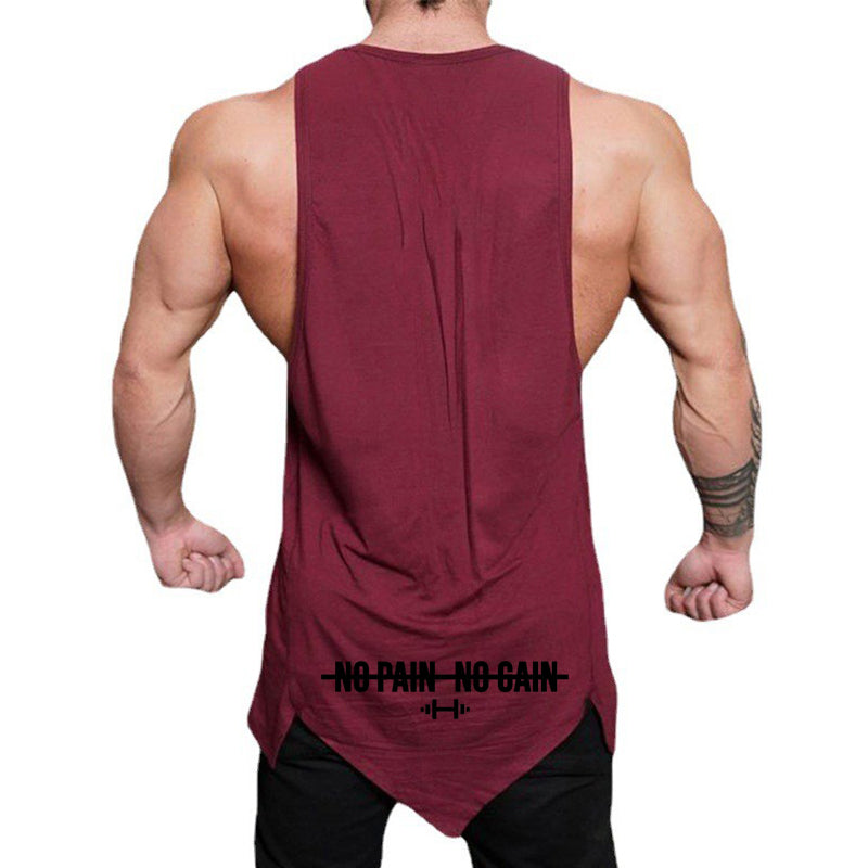 Muscleguys Summer Irregular Hem Tank Top ATHLEXES