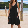 Summer Breeze Plus Size Pocket T-Shirt Dress ATHLEXES