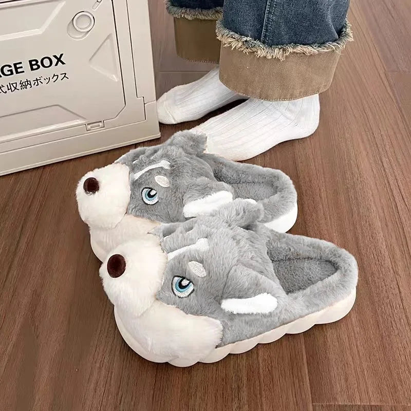CozyPaw Cartoon Dog Indoor Slippers ATHLEXES