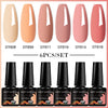 NailArt Pro 6pc UV Gel Polish Kit for Manicure ATHLEXES
