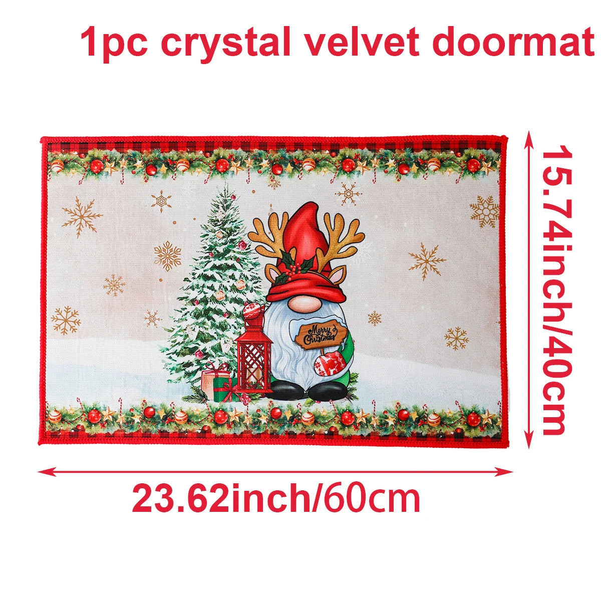 Santa Claus Holiday Outdoor Door Mat 2024 ATHLEXES