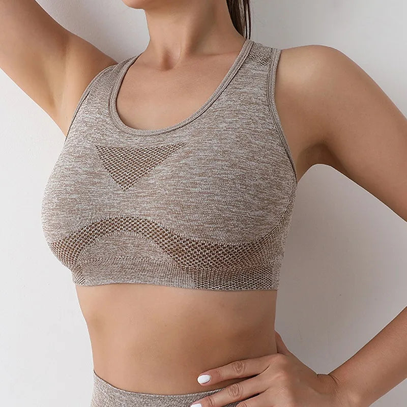 ElevateFit Women's Push Up Yoga Sports Bra ATHLEXES