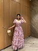Chic Floral Patchwork Mesh Dress for Women ATHLEXES