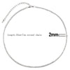 Dazzling White Zircon Choker Necklace for Women ATHLEXES