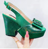 Elegant Bowknot Floral High Heel Sandals 2023 ATHLEXES