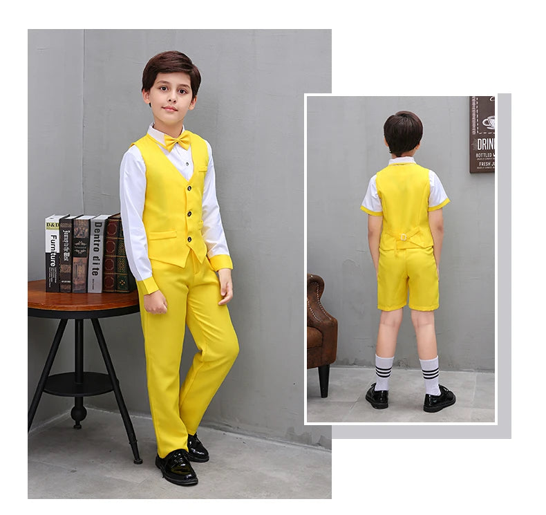 Chic Boys Formal Vest Suit Set for Special Occasions ATHLEXES