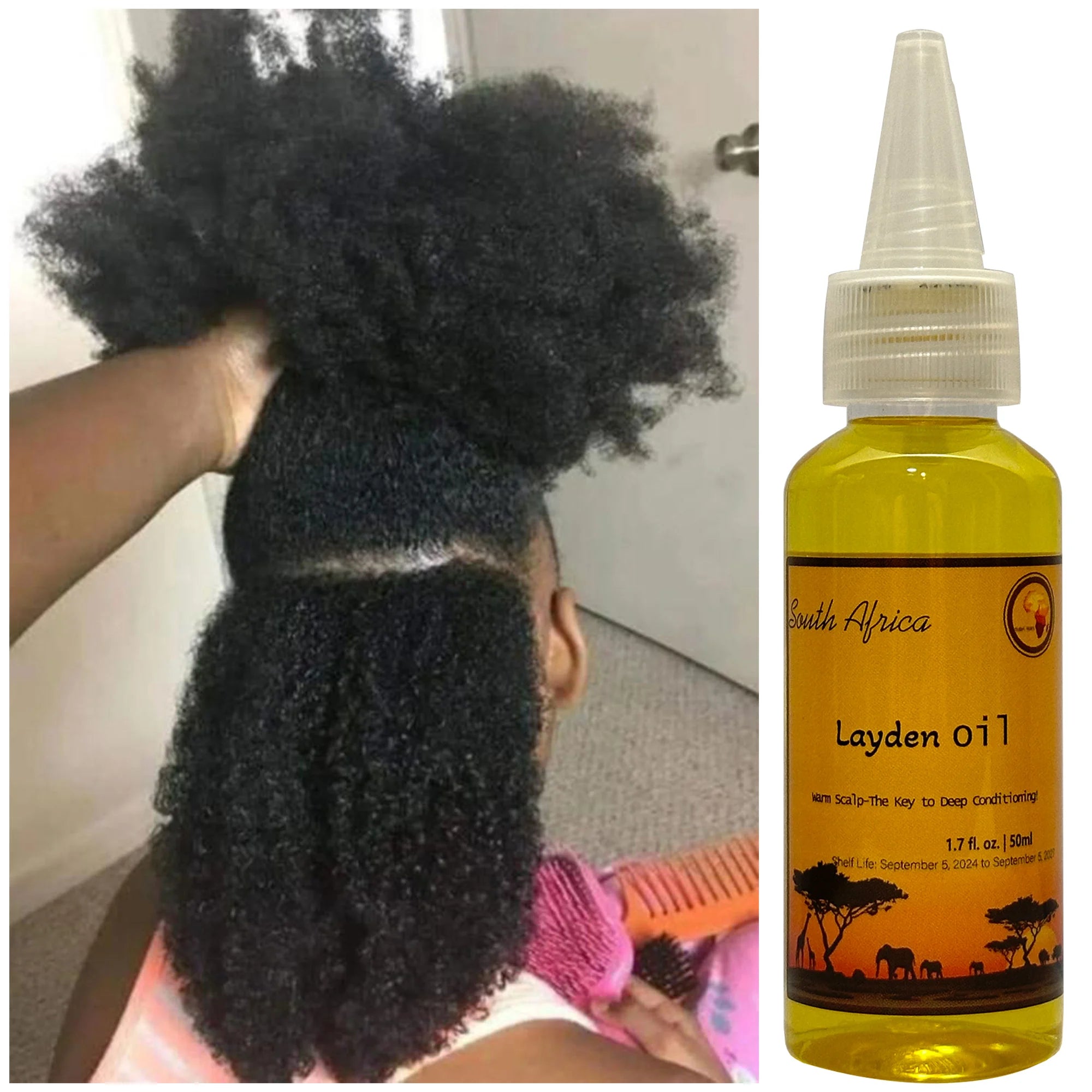 NourishGlow African Hair Strengthening Oil ATHLEXES