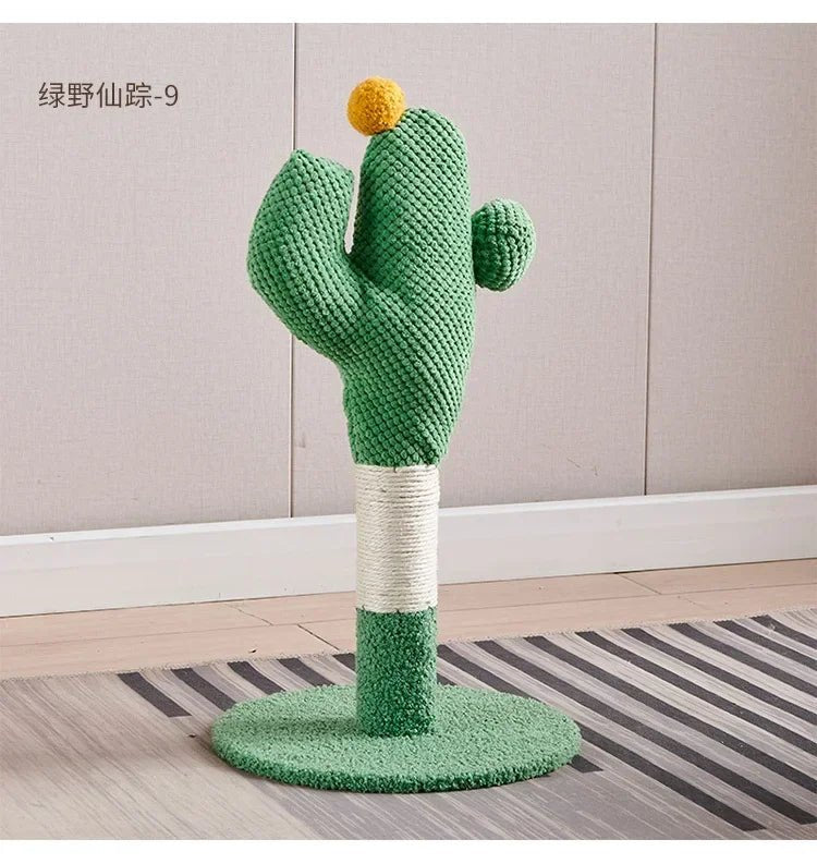 Cat Supplies Pet Cactus Crawler Pet Supplies Nest Cat Scratch Board Tree Spacecraft Cat Tree Tower Furniture ATHLEXES