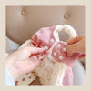 CozyCord Pink Yellow Dog Dress with Bear Bow ATHLEXES