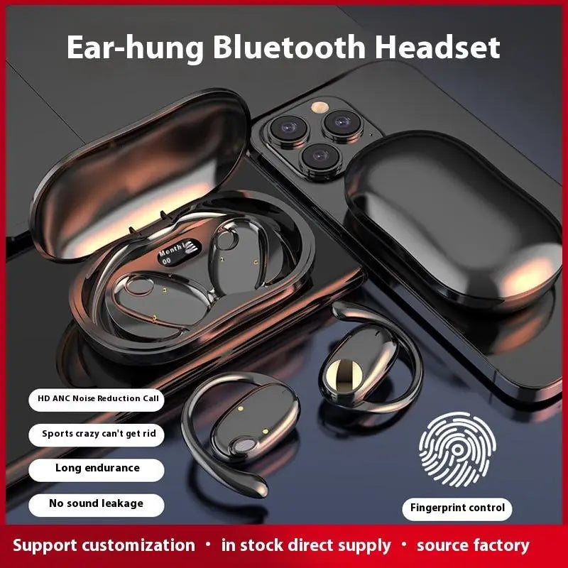 HAOMA Wireless Bluetooth Touch Earbuds with Mic ATHLEXES