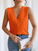 Elegant V Neck Multi-Layered Women's Vest Top ATHLEXES