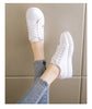 Embroidered Bow Platform Walking Flats for Women ATHLEXES