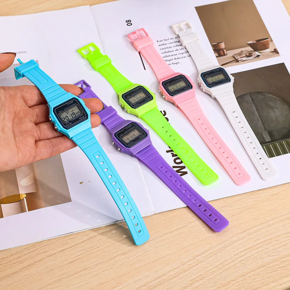 Vintage Square LED Sports Couple Watches ATHLEXES