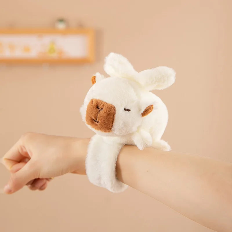 Kawaii Capybara Plush Slap Bracelet Toy ATHLEXES