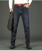 Classic Blue Black Stretch Denim Jeans for Men ATHLEXES