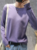 YSZWDBLX Women's Slim Fit Knit O-neck Sweater ATHLEXES
