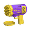 Kids' 40-Hole Rocket Bubble Gun with LED Light ATHLEXES