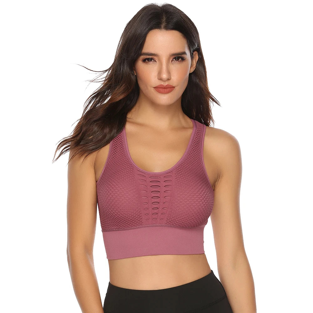 QuickDry Backless Yoga Sports Bra Tank Top ATHLEXES