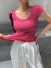 AOSSVIAO 100% Cotton Womenâ??s Slim Fit Tees ATHLEXES