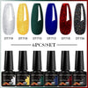 NailArt Pro 6pc UV Gel Polish Kit for Manicure ATHLEXES