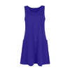 Summer Breeze Plus Size Pocket T-Shirt Dress ATHLEXES