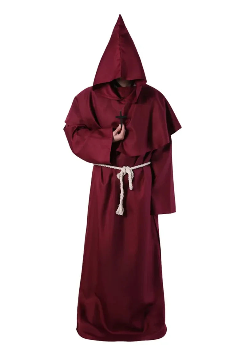 Mystic Monk Hooded Robe Costume for Halloween ATHLEXES