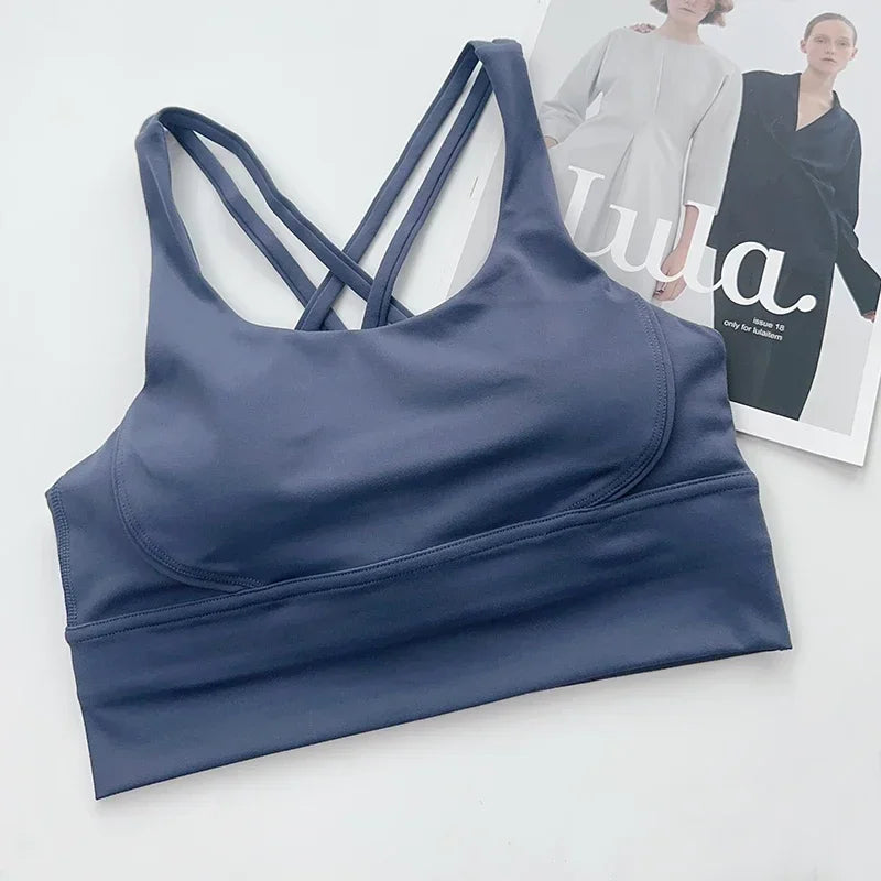 ActiveFit Cross Back Yoga Sports Bra ATHLEXES
