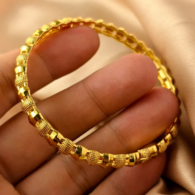 Dubai Turkish Gold Plated Bridal Bangles ATHLEXES