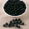 Elegant Black 8mm Round Loose Beads for Jewelry Making ATHLEXES