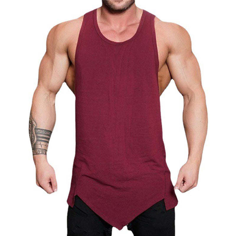 Muscleguys Summer Irregular Hem Tank Top ATHLEXES
