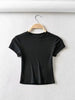 Summer Sexy O-neck Crop Top for Women ATHLEXES