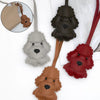 Cute Puppy PU Leather Key Ring Pendant ATHLEXES