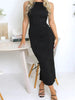 Chic Ruched Sleeveless Summer Dress ATHLEXES