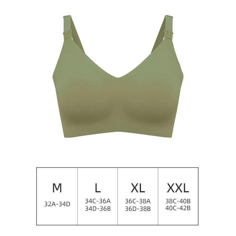 Ultra Thin Seamless Nursing Bra with Maternity Support ATHLEXES