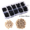 100pcs Mixed Size Plastic Safety Eyes for DIY Crochet Doll &Toy Accessories ATHLEXES