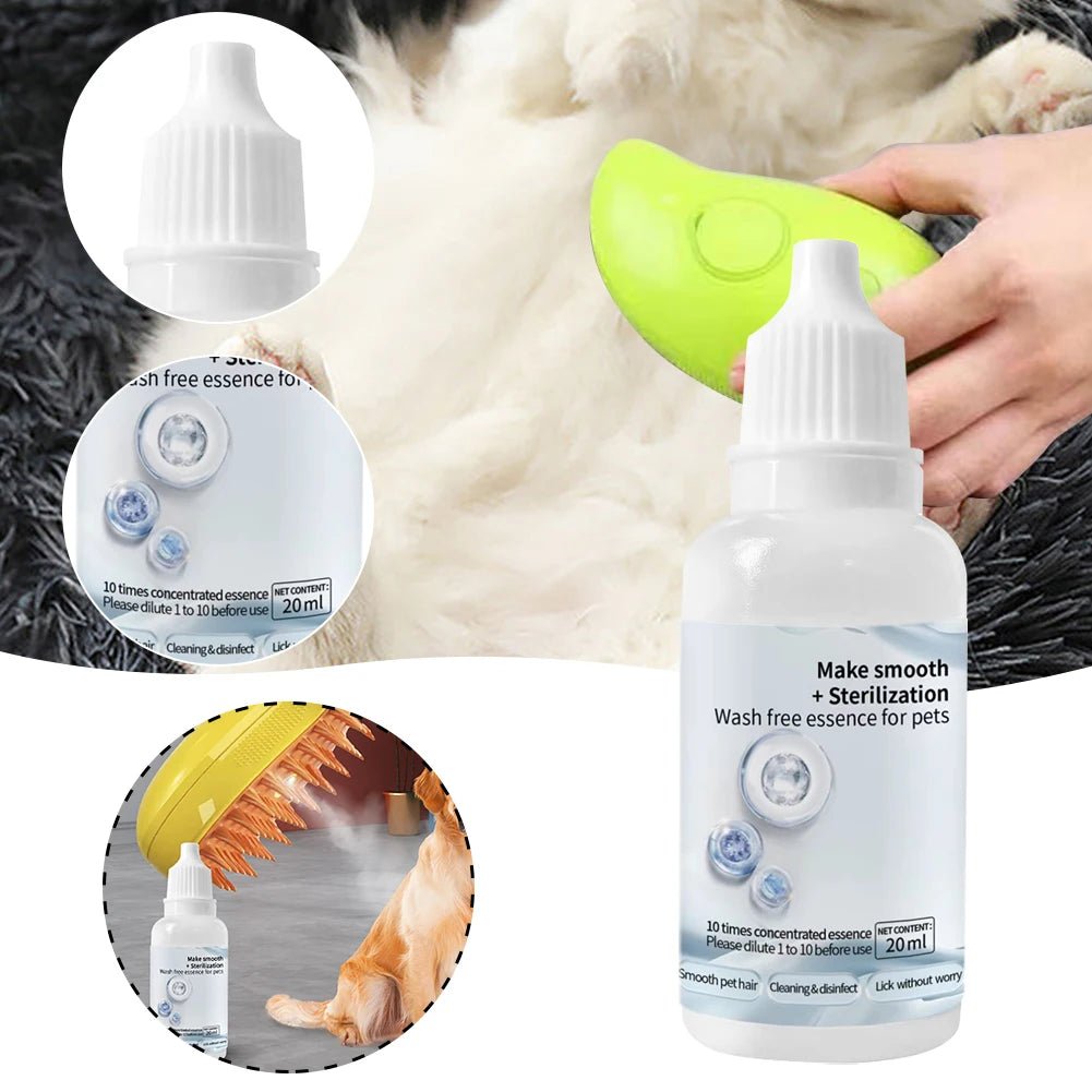 Cat Steam Brush with Wash-Free Hair Serum ATHLEXES