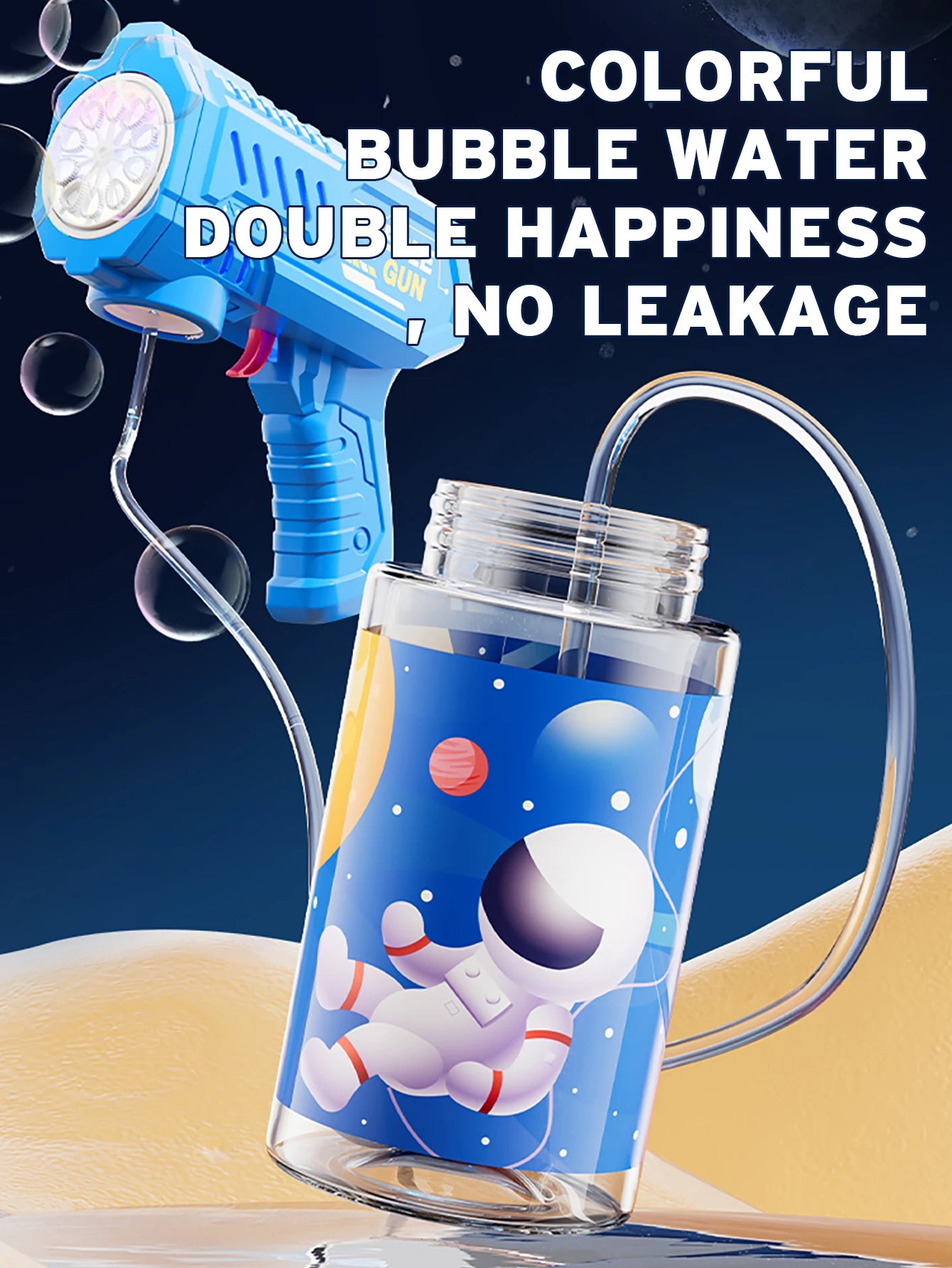 BubbleJoy Electric Bubble Machine for Kids ATHLEXES