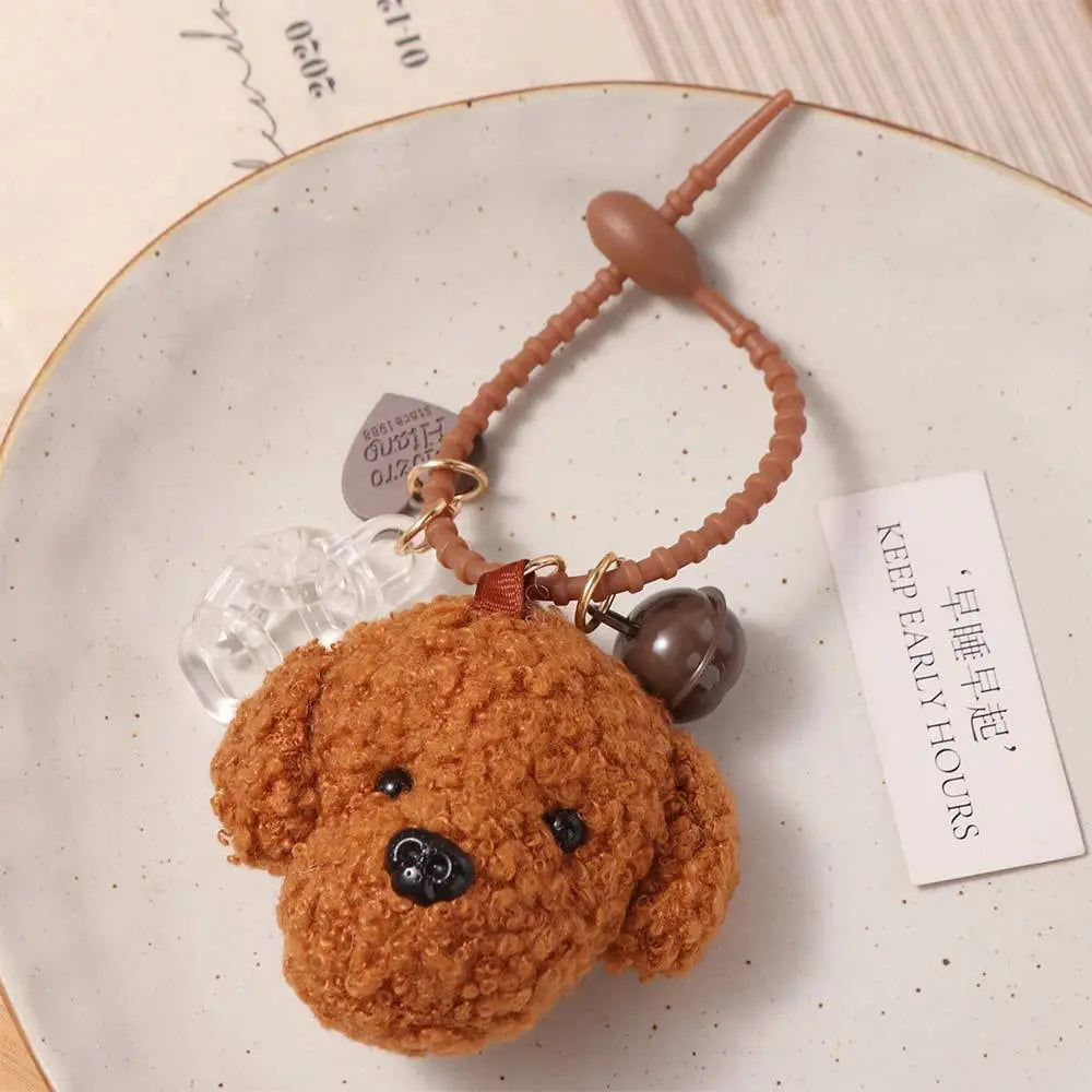 Charming Poodle Plush Keychain for Dog Lovers ATHLEXES