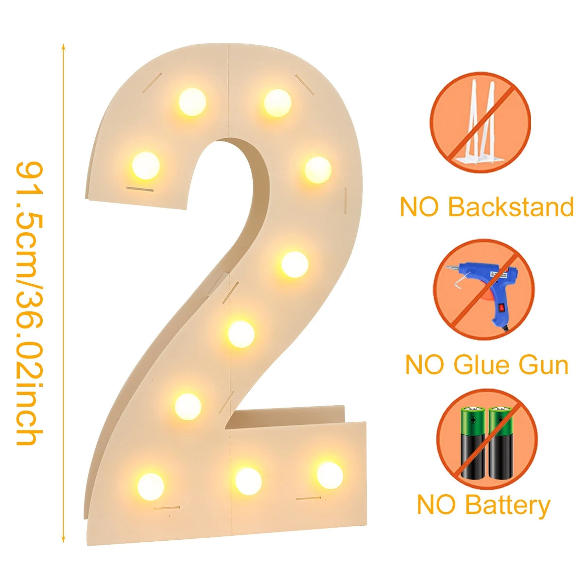 Giant LED Number Frame for Stunning Celebrations ATHLEXES
