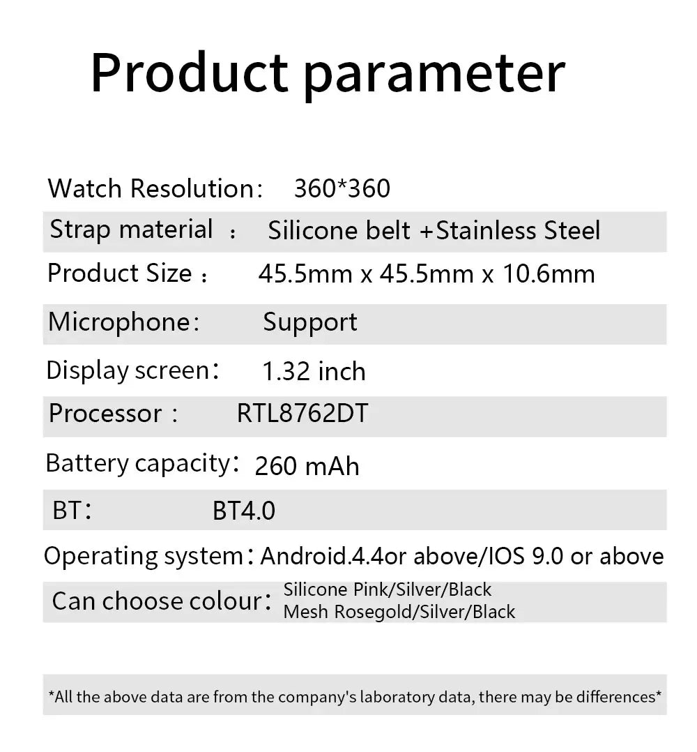 Xiaomi G35 Steel Smartwatch with Bluetooth Call ATHLEXES