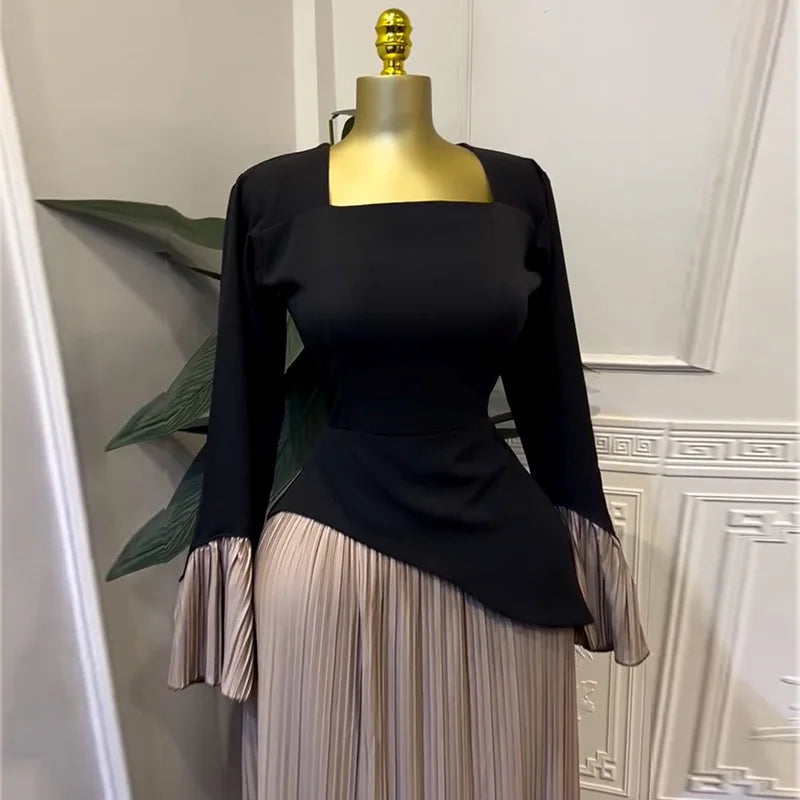 Chic Elegance Flare Maxi Dress for Women ATHLEXES