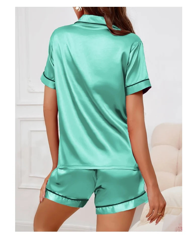Elegant Two-Piece Summer Pajama Set ATHLEXES