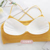 Elegant Cross Strap Yoga Bra for Active Women ATHLEXES