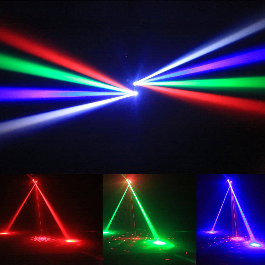 Ybeiyuan LED 3-in-1 DMX Disco Strobe Light ATHLEXES