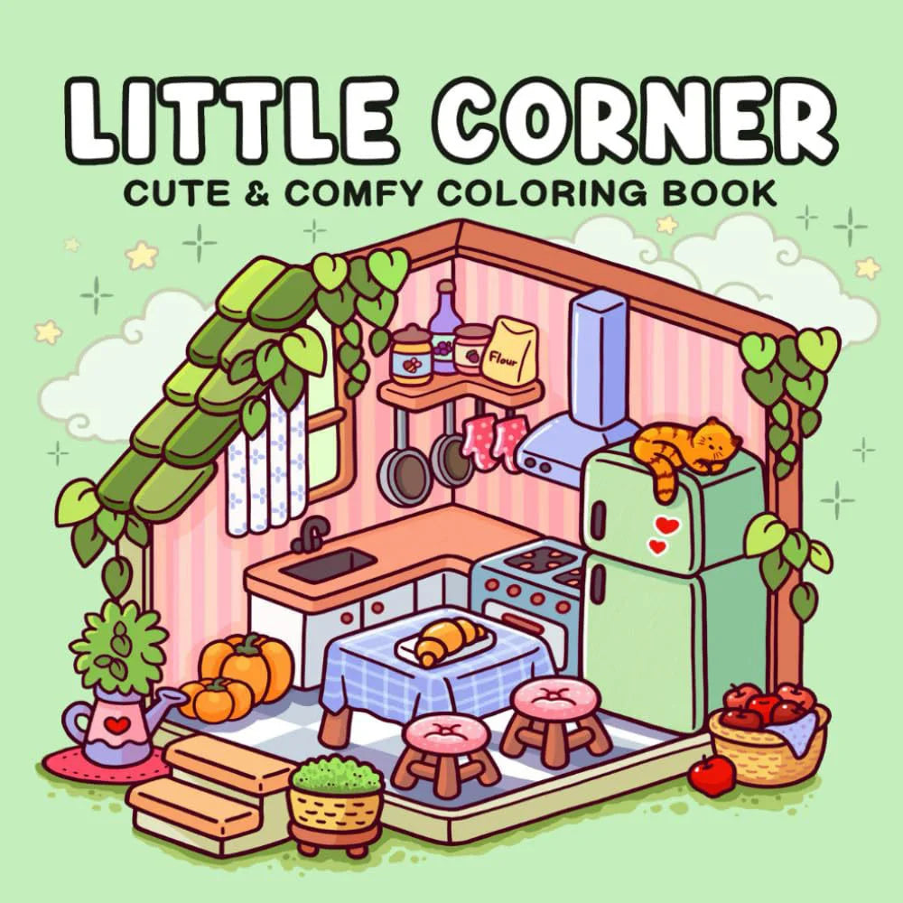 Hygge Creatures Coloring Book for Relaxation ATHLEXES