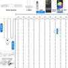 RGB Smart LED Curtain Lights for Holiday Elegance ATHLEXES