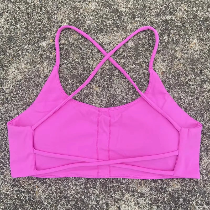 FitGlam Cross Back Sports Bra ATHLEXES
