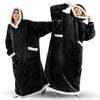 CozySleeve Oversized Flannel Hoodie Blanket for All Seasons ATHLEXES